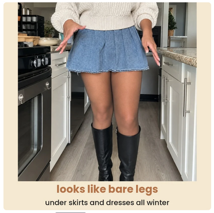 Fleece-lined sheer tights — product image 6